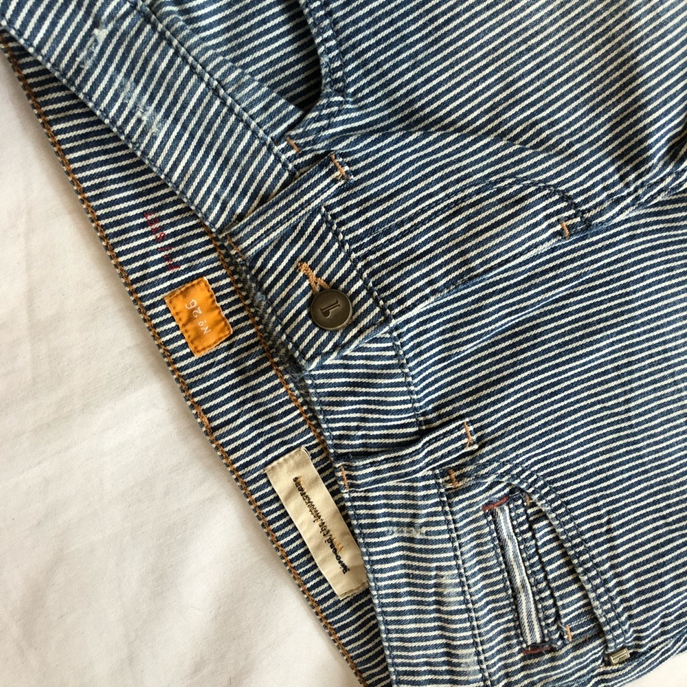 Anthropologie Pilcro Stet Railroad Striped Jeans - Picture 8 of 8